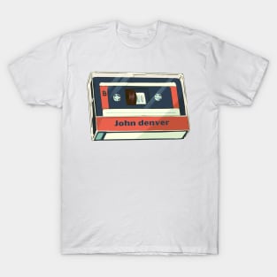 john denver cassette tape T-Shirt